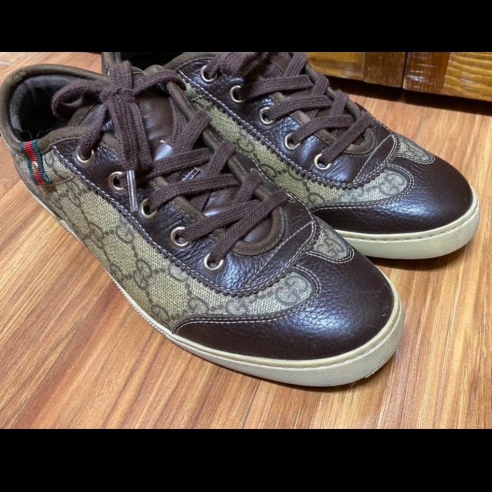 AUTHENTIC Gucci GG Monogram Barcelona Sneakers